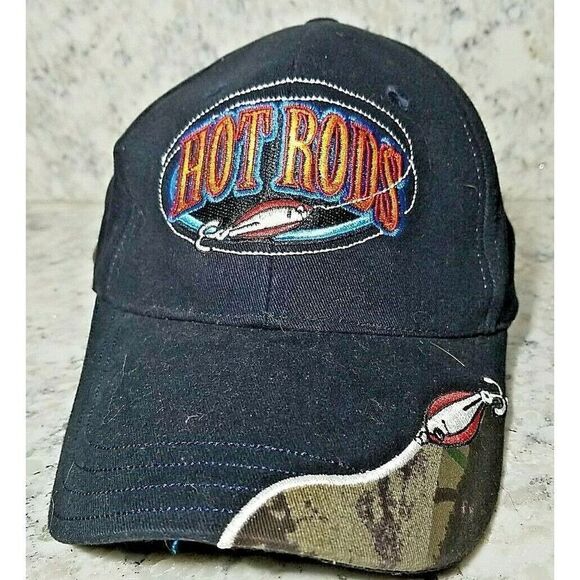 Buck Stop Hot Rods Adjustable Strap Ball Cap Adult Angler Fishing Camo - Picture 1 of 9